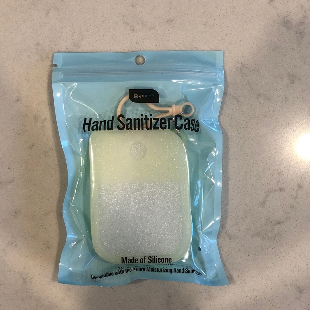 B-Pure Silicone Hand Sanitizer Case - Cream